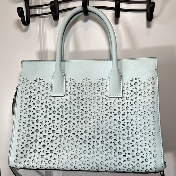 Kate Spade Candace Perforated Leather Satchel and Wallet - Picture 3 of 8